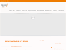 Tablet Screenshot of gesica.org